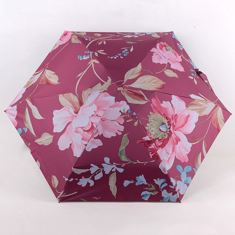 YADA Ins Plant Big Flower Pattern 5-Folding Rainy ... – Grandado