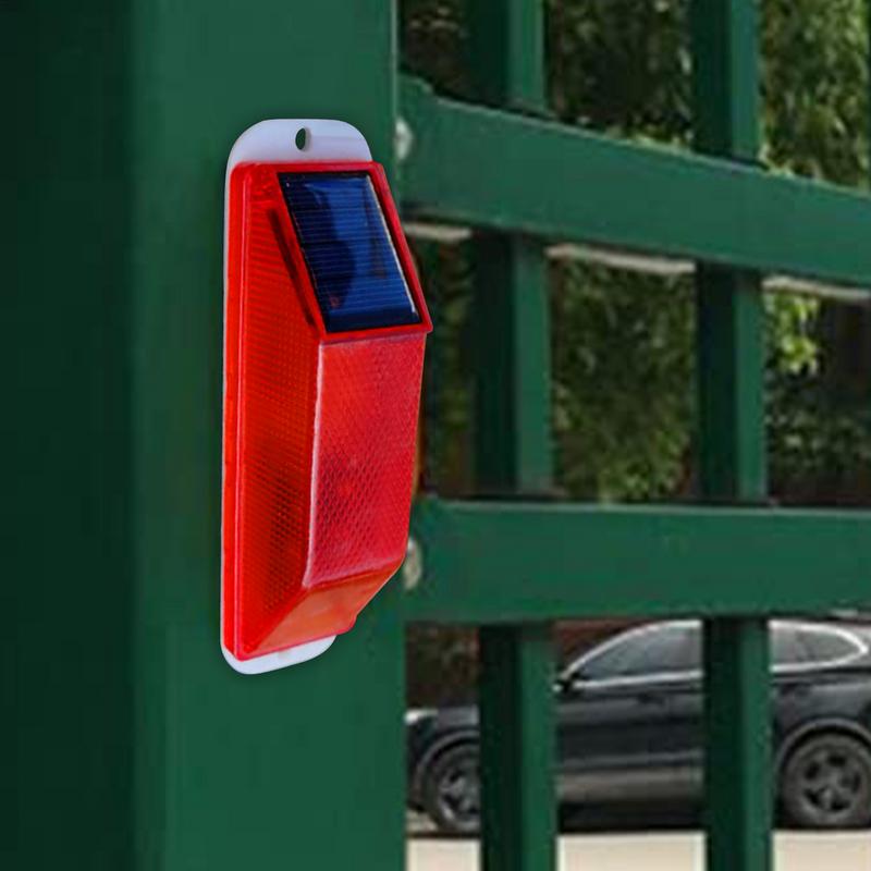 Solar Strobe Warning Light LED Lamp Waterproof Night Safety Driving Solar Strobe Flashing Lights LED Chip Car Accessories