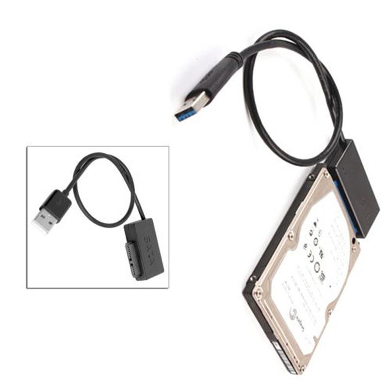 schlank SATA zu USB 2,0 Adapter kabel für Computer DVD Adapter seriell ATA 7 + 15 22Stift männlichen zu schlanke 7 + 6 13Stift weibliche Adapter
