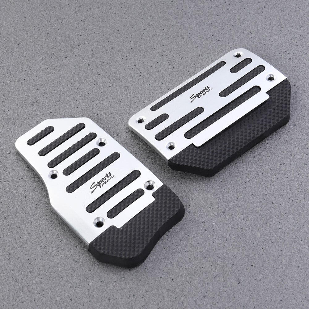 2pcs Brake Treadle Non-slip Foot Treadle Accelerator Brake Pedal Automatic Car Treadle for Vehicle