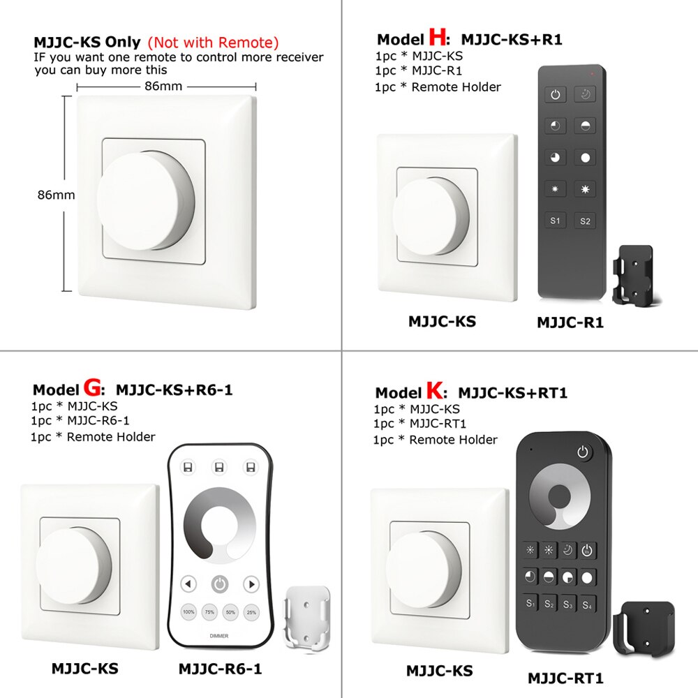 220V Dimmer LED 230V 110V inalámbrico AC Dimmer Triac LED 220V interruptor de mando de la UE con 2,4G controlador remoto para bombillas LED para lámpara KS