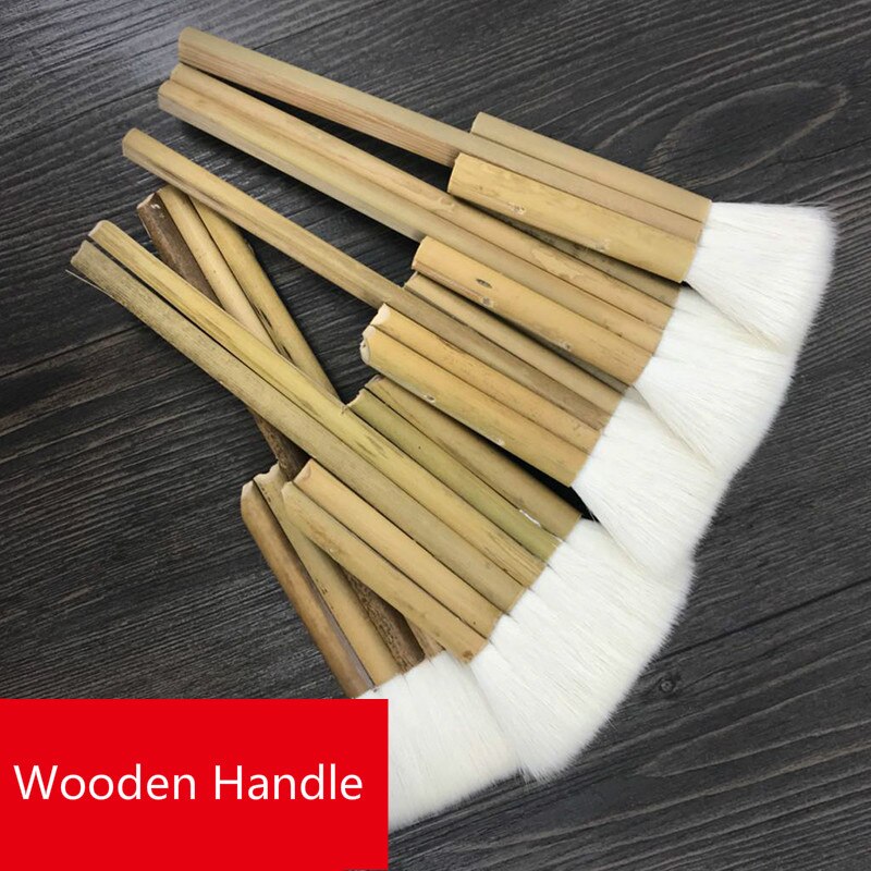 Wool Paint Brush Wooden Handle Goat Hair Joint Brush Watercolor Acrylic Oil Paint Brushes for Painting Art Supplies
