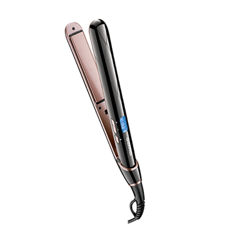 Plancha de pelo con pantalla digital LCD, plancha plana, alisado, 100v-240v, Max 450F Pro