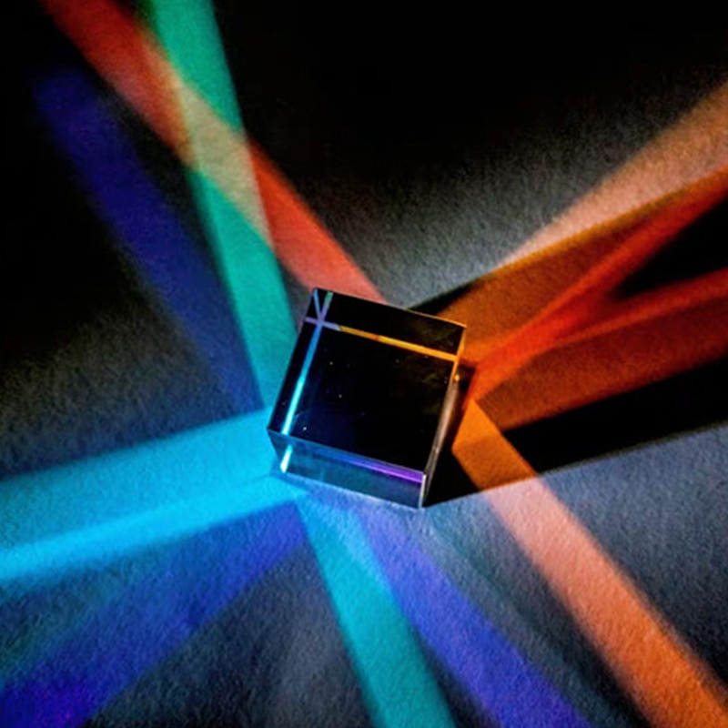 Optinen lasi prisma rgb dispersio prisma fysiikka valospektri koulutusmalli ulkona ottaa kuvia kamera suodatin valokuva ph