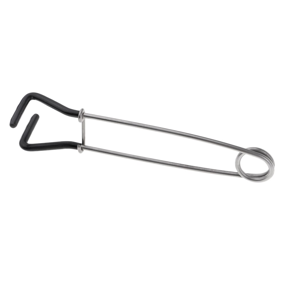 1PC 17cm Fisch Mund Öffner Kiefer Spreader Edelstahl Fisch Klammer Mund Gag Haken Entfernen Für Offenes Fisch hecht Angeln Zubehör