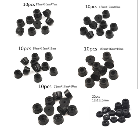 10 Pcs/20 Pcs Rubber Antislip Tafel Stoel Meubels Voeten Been Pads Rubber Pads Tegel Floor Protectors 6 Kiezen