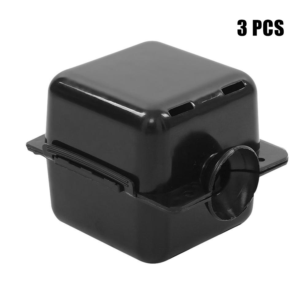 3/5/10pcs Square Reusable Plant Rooting Device Assist Rooting High Pressure Root Controller Grafting Rooting Box JS22: Black 3pcs