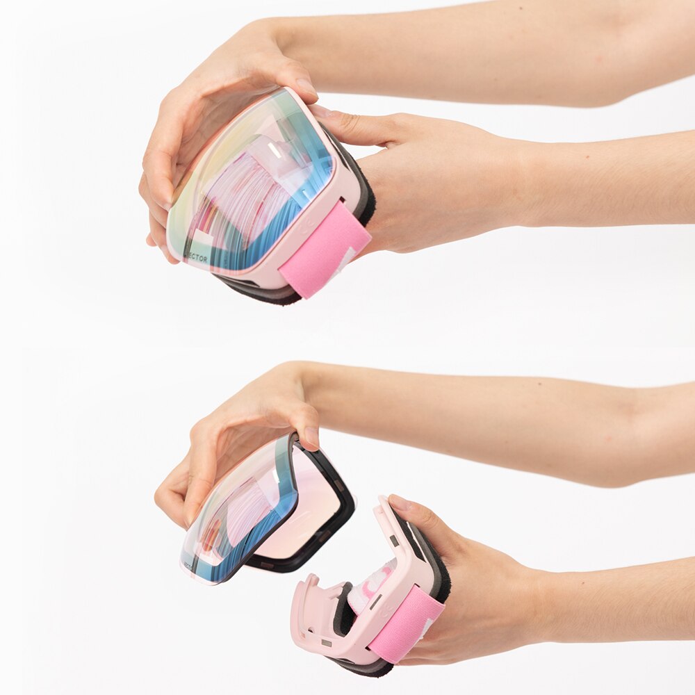 Skibrillen voor heren dames dubbele lagen  uv400 anti-condens grote skibrillen skibrillen sneeuw volwassenen snowboardbrillen ski-uitrusting