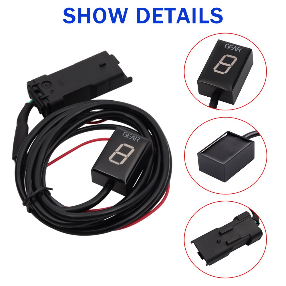For Ducati Superbike 848 1098 1198 Supersport 937 937S Streetfighter Motorcycle Gear Indicator Gear Display Digital Gear Meter