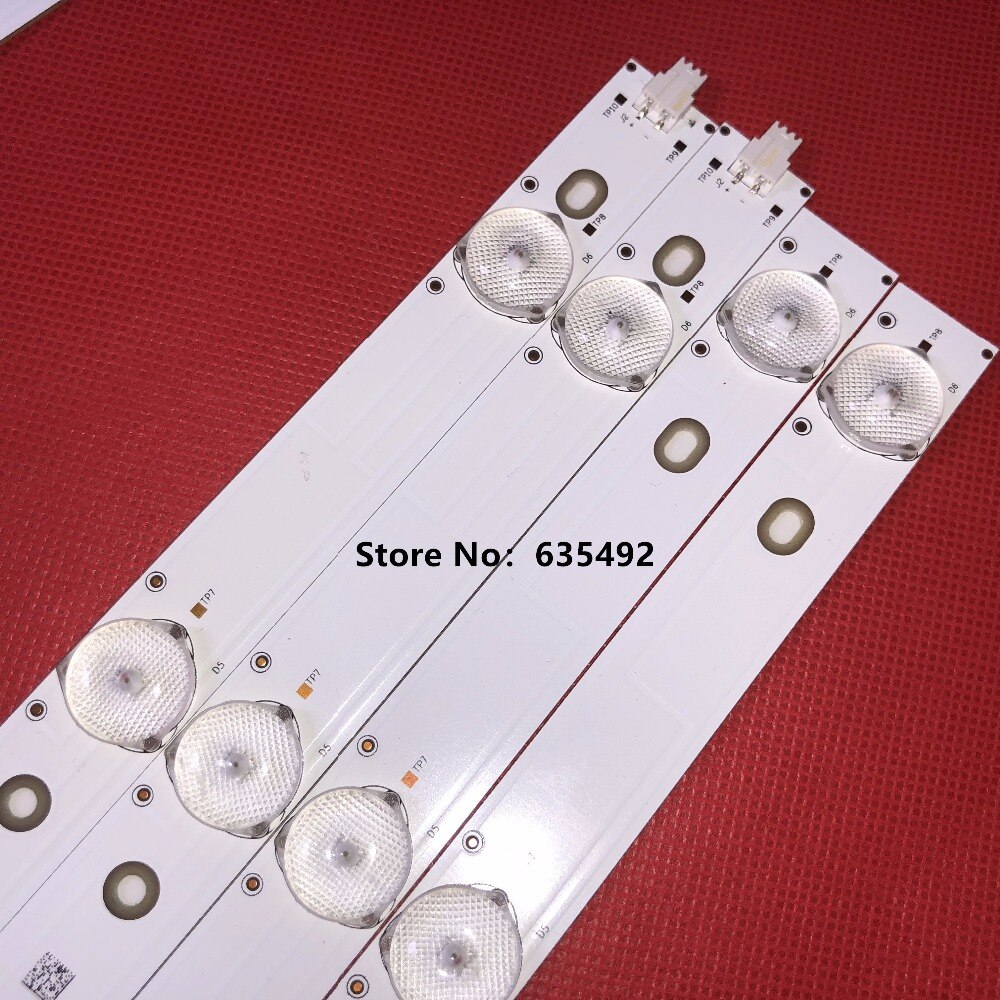 4 Stuks 100% Led Backlight Voor Toshiba 48Inch 48L3453 4C-LB480T-YHAL 006-P2K2094A LVF480SSDX E2 V2 1Set = 12 stuks