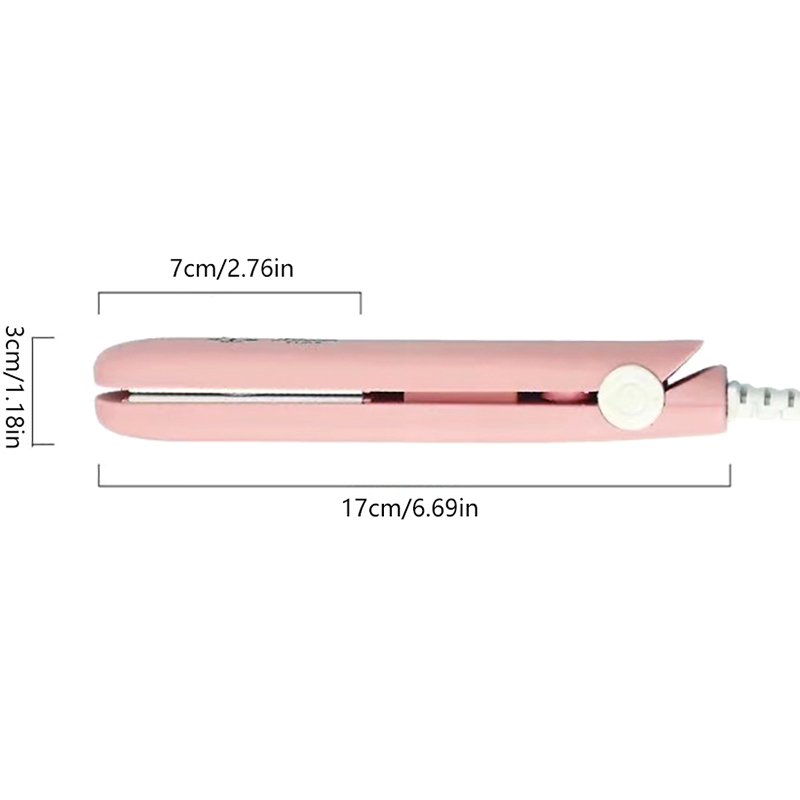 2 in 1 Hair Straightener Curling Tool Quick Heating Dual-purpose Adjustable Thermostatically Operated