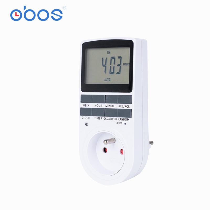 CE certified socket timer switch power timer digital plug microcomputer time switch 120V 220V 230V 240V EU UK AU US FR