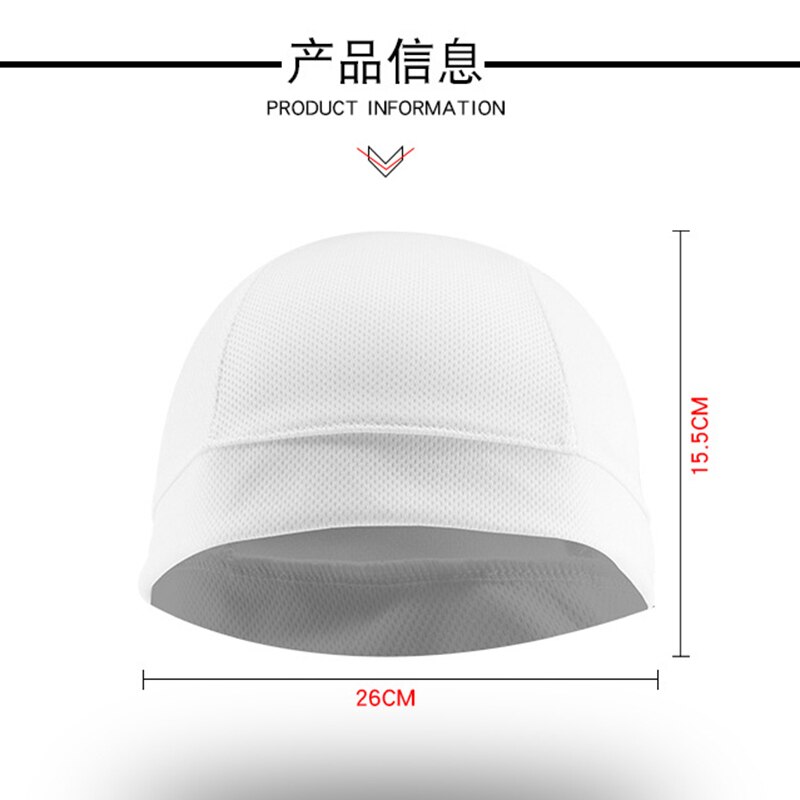 Heren Bike Cycling Cap Rijden Zomer Fiets Sport Cap Outdoor Sport Effen Kleur Running Riding Hoofddoek Hoed Hoofdband