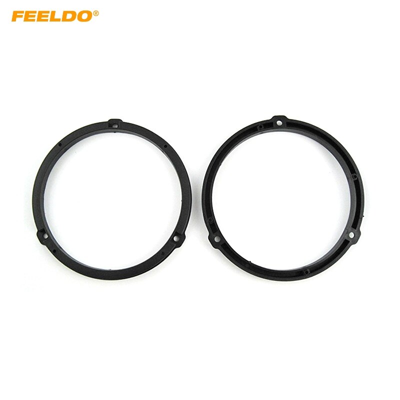Feeldo 2 stk 6.5 " bilstereo højtaler spackermåtte til peugeot 508 308 plader beslag afstandsstykker genmonter holderringe  #ca6028