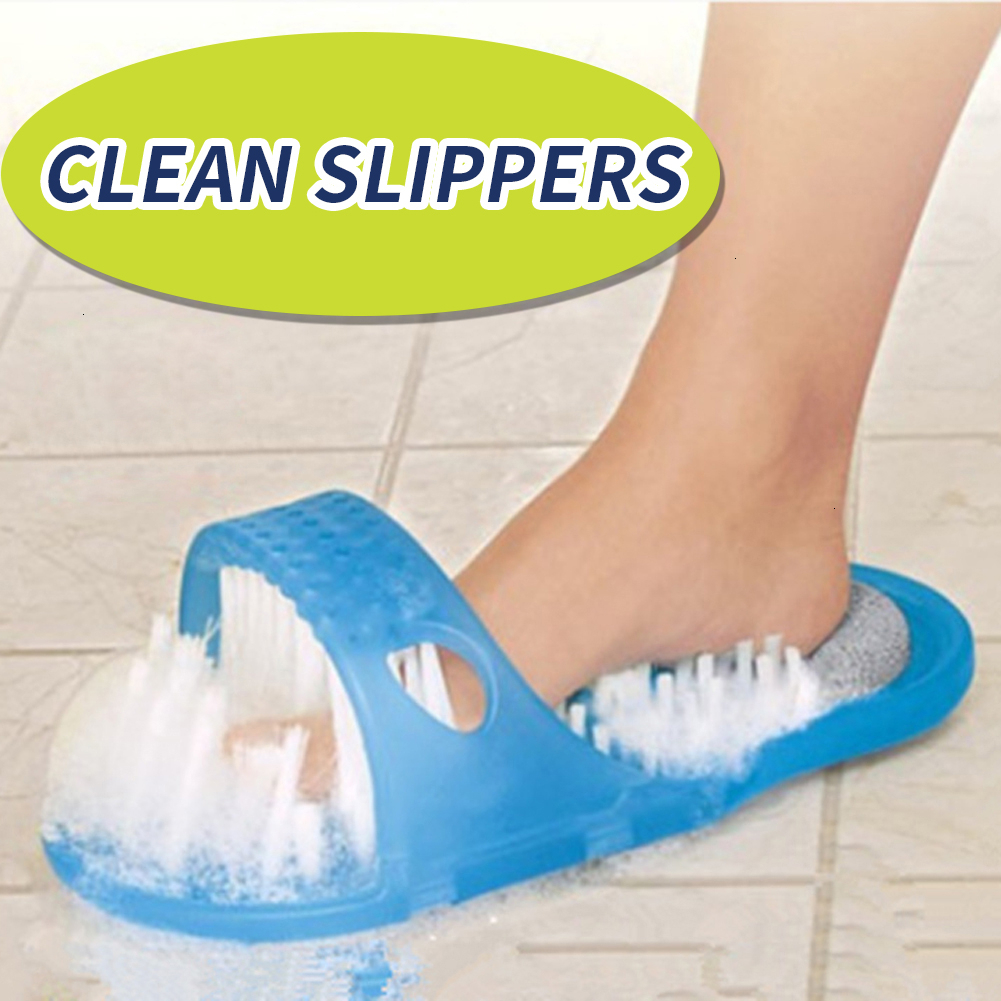 Plastic Bath Shower Feet Massage Slippers Bath Sho... – Vicedeal