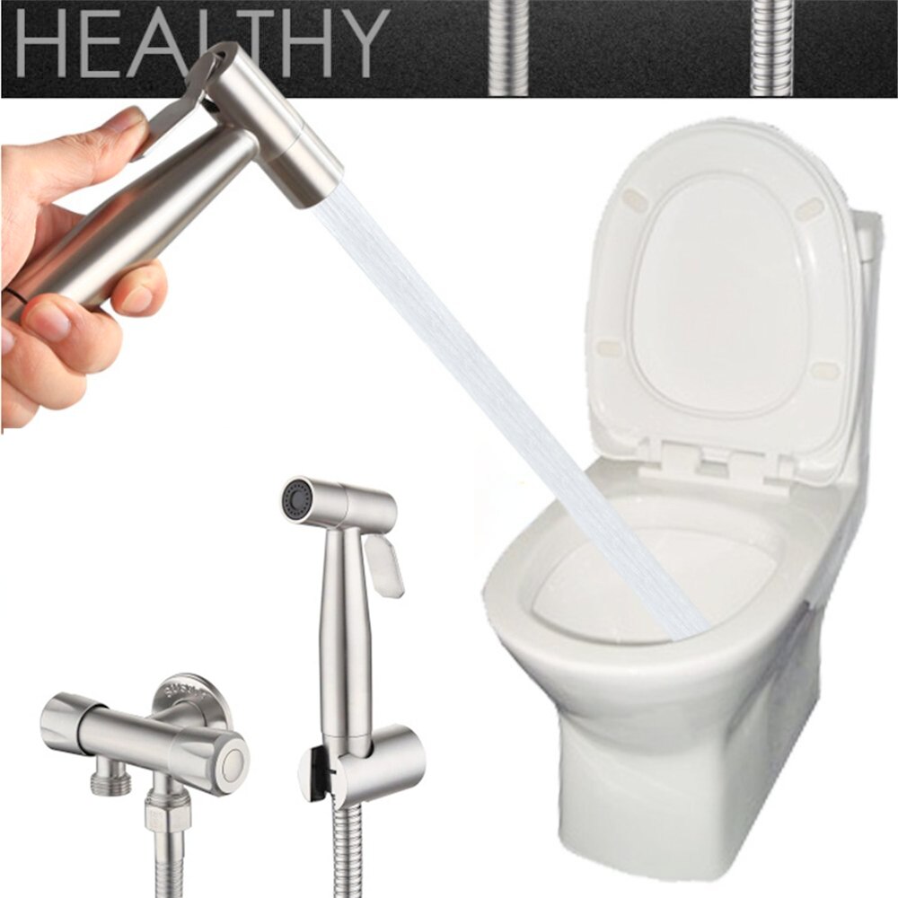 Bidet Sproeier Bidet Kranen Handheld Wc Spuiten Rvs Bidet Set Wc Bidet Sproeier Zelfreinigende Douche Badkamer