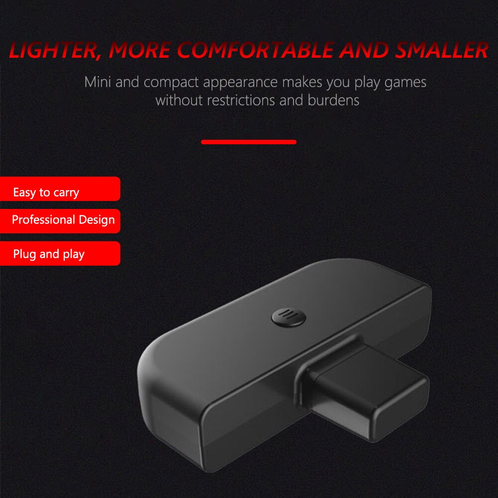 USB C Bluetooth 5.0 Audio Transmitter Adapter Delicate Durable Converter Adapter for Nintendo Switch / Lite PS4 PC