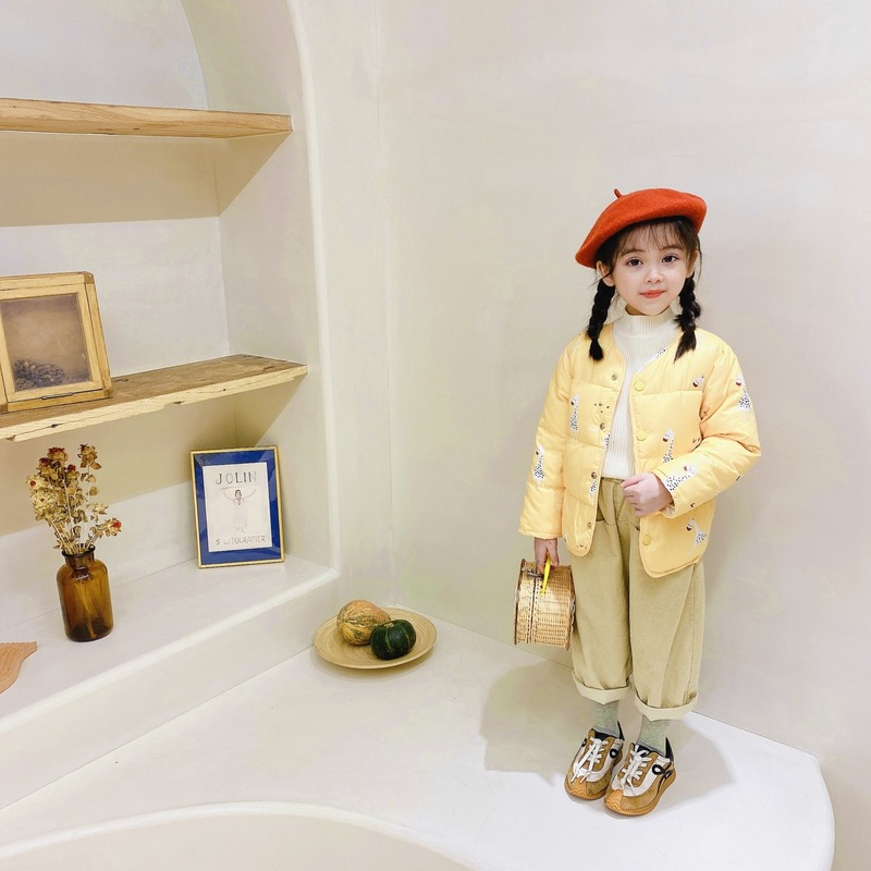 2022 herbst Winter Weiße Ente Unten Wärme Mantel Kleinkind Mädchen Jungen Winter Kleidung Kinder Baby Unten Liner Dünne Weste jacke