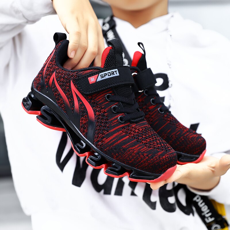 Ademende hardloopschoenen jongens sport sneakers kinderen lichtgewicht kinderschoenen antislip zachte kindersneakers schoen enfant