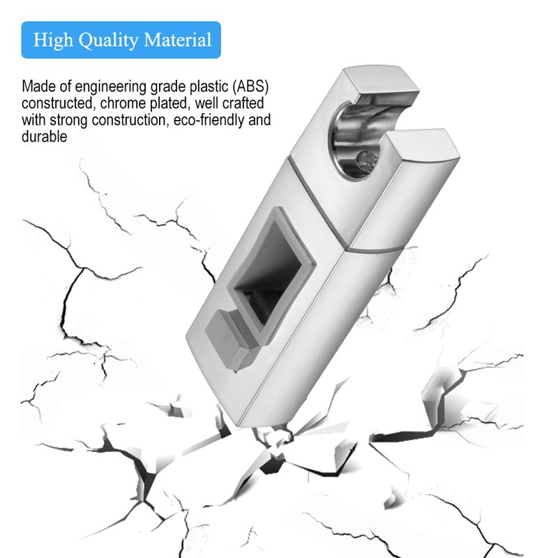 Universel 30*18mm justerbar håndbruser holder til beslag til glidebøjle glidebøjle badeværelse abs forkromet