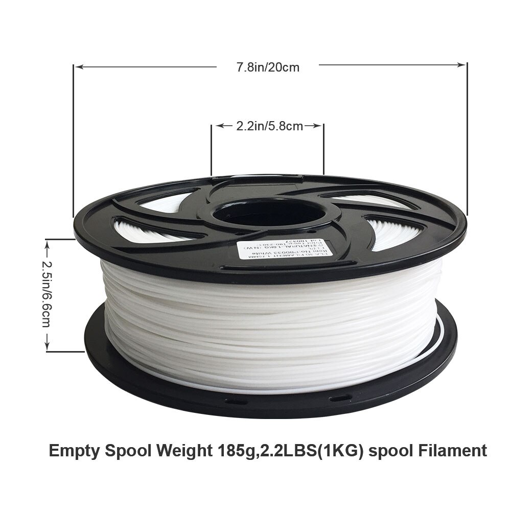 Ru Magazijn 3D Printer Onderdelen 1.75Mm Pla Filament Plastic 1Kg/Roll Wit Geel Rood Kleur In Eu magazijn 3D Afdrukken Materialen