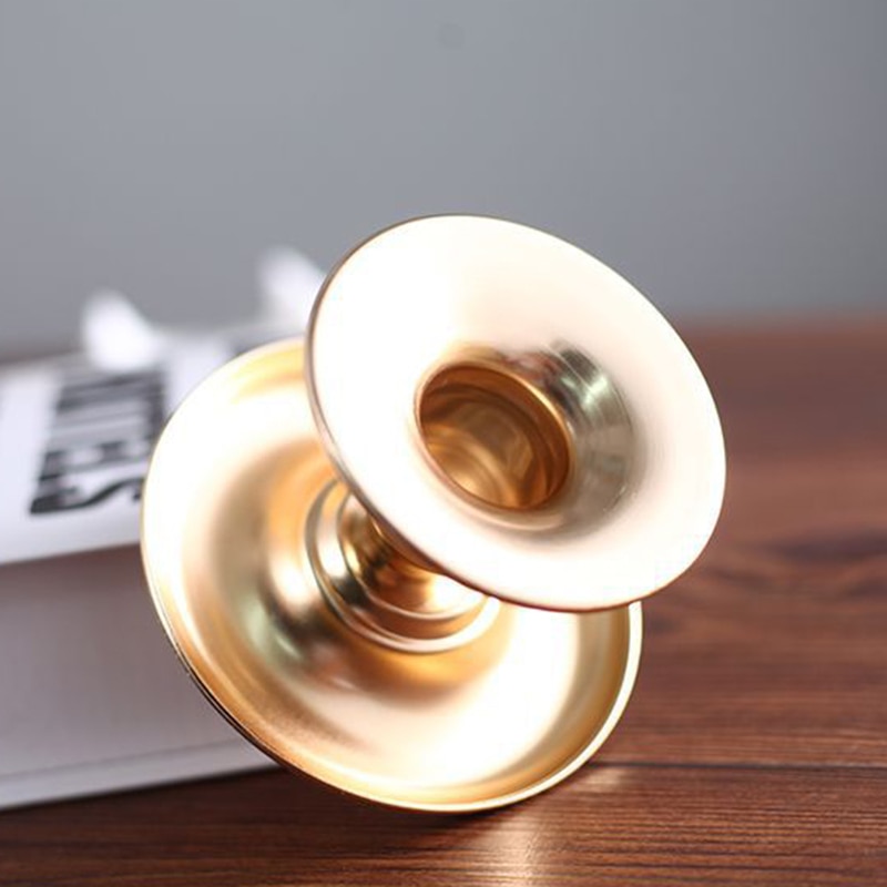 Noord-europese kaarsenhouder, kleine kaarsenhouder van smeedijzer, gouden kaarsenhouder voor boeddha, kerstfeest, huisdecoratie