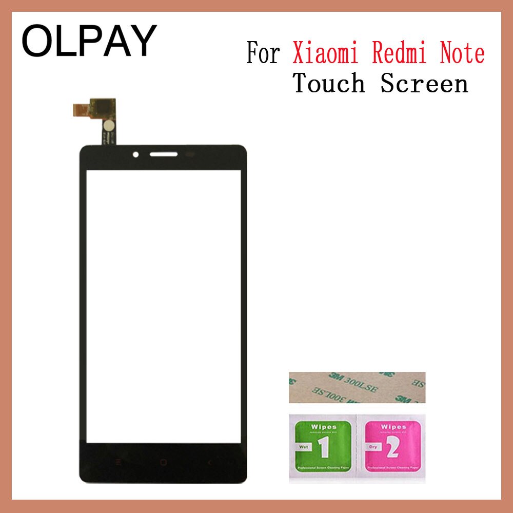 Mobile Phone 5.5'' inch Touch Screen For Xiaomi Redmi Note 1 Note 2 Note 3 Note 4 Note 5A Touch Glass Digitizer Sensor Repair: Black Redmi Note