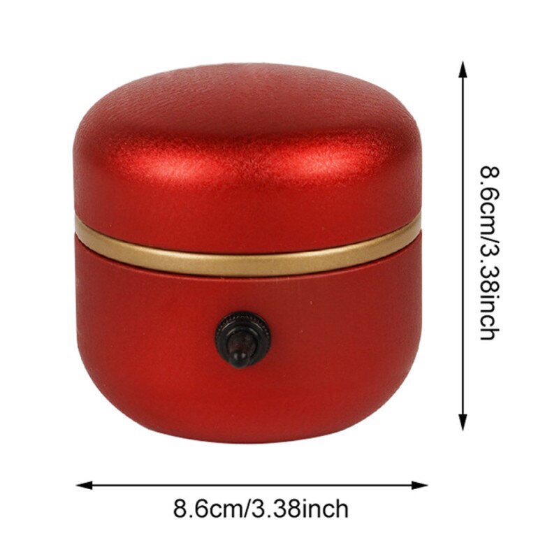 Máquina giratoria de cerámica roja para niños y adultos, Mini herramienta de arcilla con bandeja, de entrenamiento de interés para niños, arte de cerámica