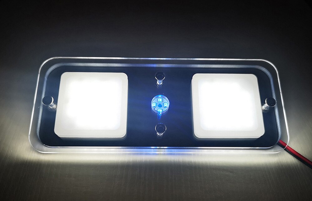 12V DC LED Crystal Roof Ceiling Light Caravan/RV/Motorhome/Marine caravan