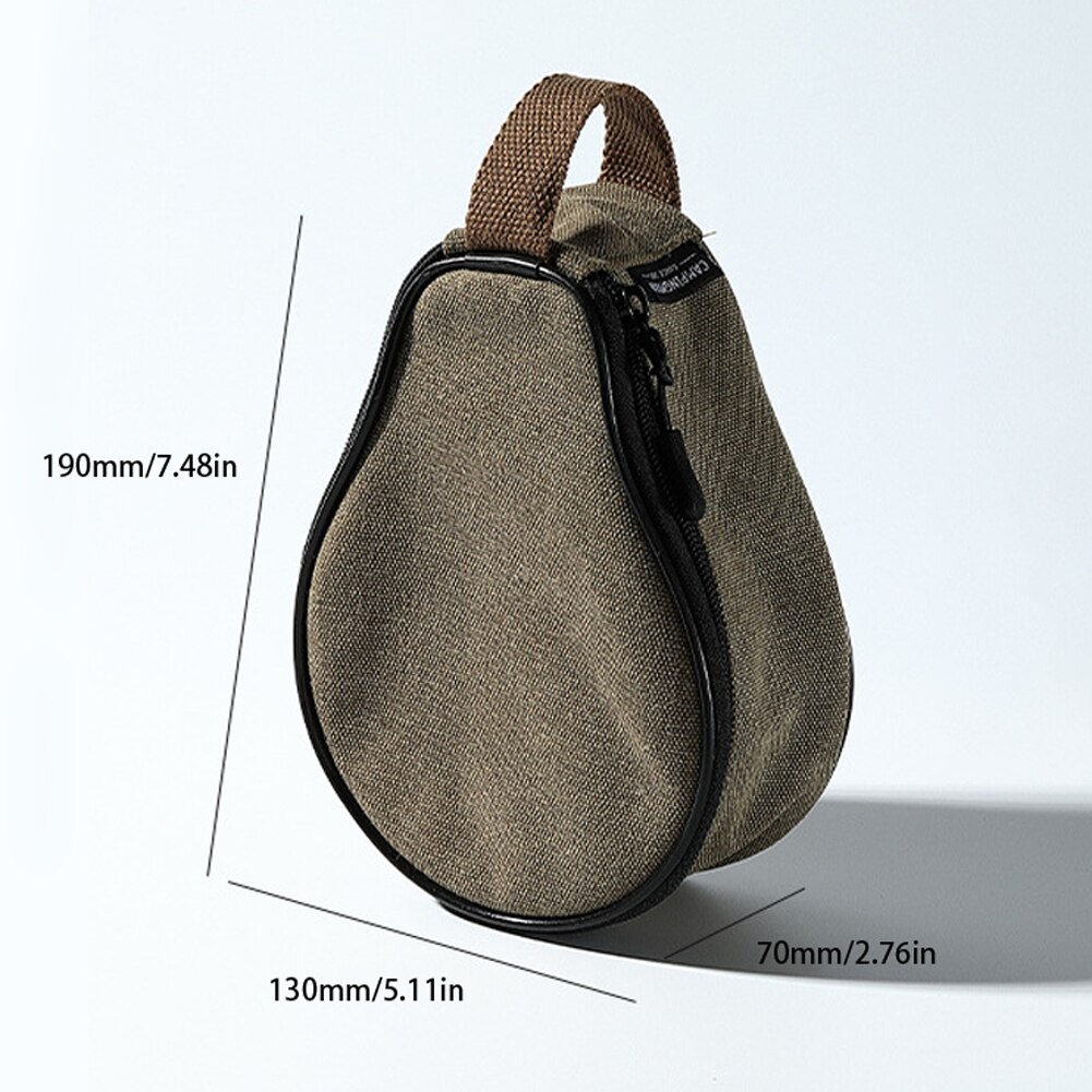CAMPINGMOON Sierra Cup Bag Carry Storage Bag for Sierra Cup Cotton Canvas Camping Bag