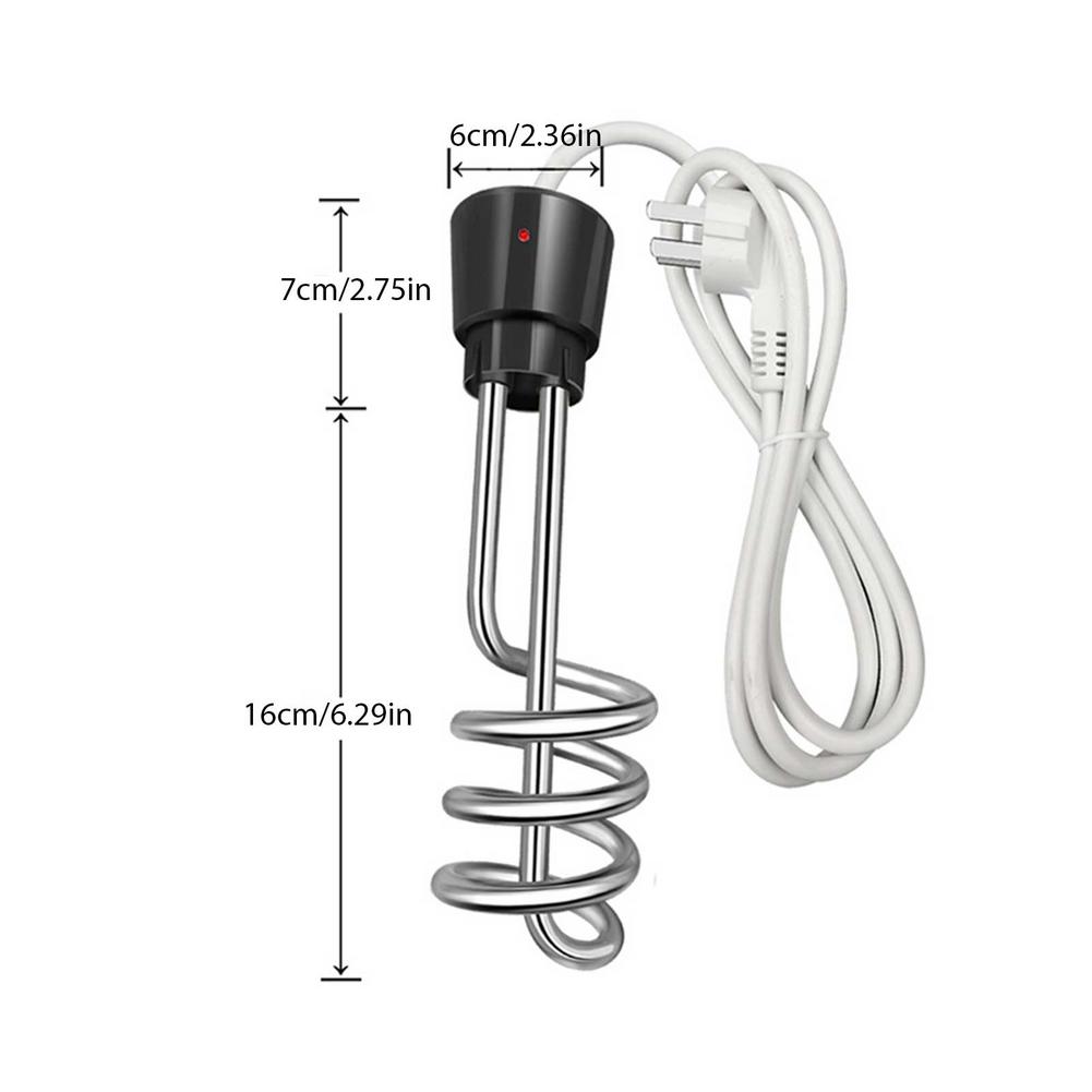 Immersion Heater Boiling Water Stick 70 Degree Automatic Power Off And Heat Up Quickly For Camping Bath Barrel Bathtub