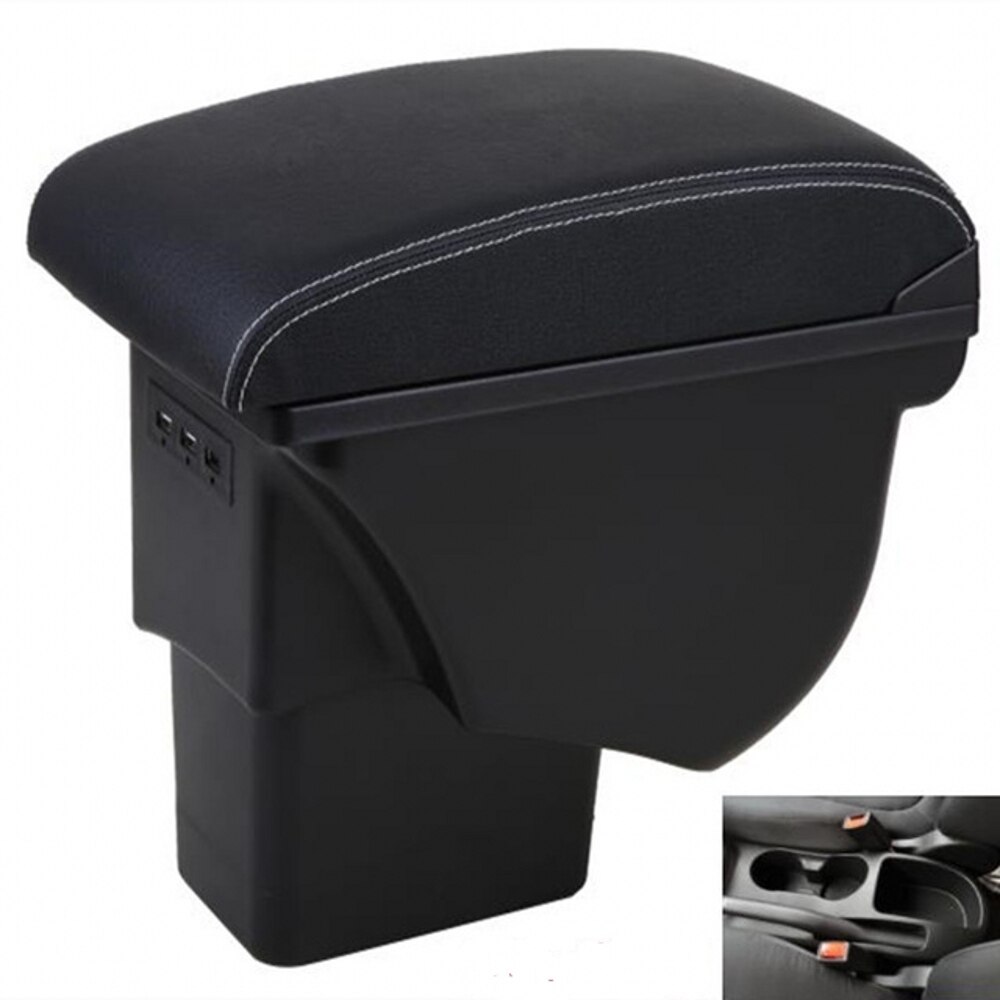 Voor Kia Soul Armsteun Doos Lederen Auto-interieur Onderdelen Center Console Armsteun Doos Auto Armleuningen Opslag Met Usb