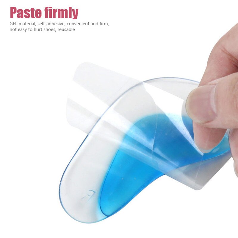 1Pair Arch Orthotic Support Insole Foot Plate Flatfoot Corrector Shoe Cushion Foot Care Insert Insoles Silicone Gel