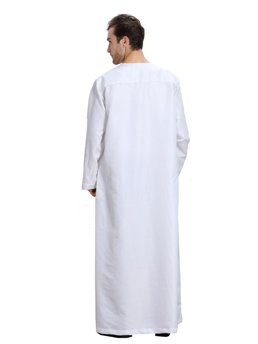 Gewaad Marocaine Abaya Mannen Gulf Caftan Arabische Kleding Voor Mannen Homme Musulman Islam Midden-oosten Kleding Kleding Moslim Jurken