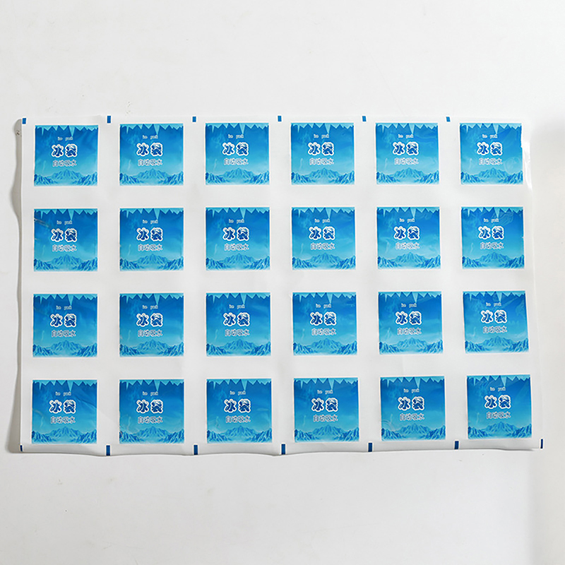 Reusable Gel Ice Bag Automatic Water Absorption Insulated Pack Pain Cold Compress Cooling Food Keep Fresh: black