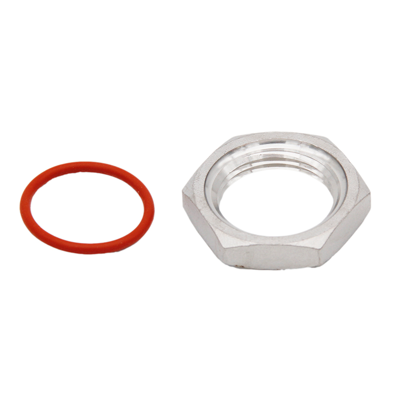 1"NPS Locknut & O-ring for Heating Element Stainless Steel 304 Food Grade High Temp Silicone O-ring Homebrew Fitting