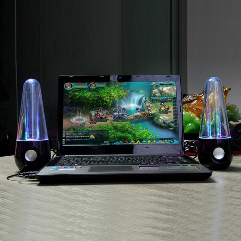 Draagbare Draadloze Dancing Water Speaker Led Light Fontein Speaker Home Party Nk-Winkelen