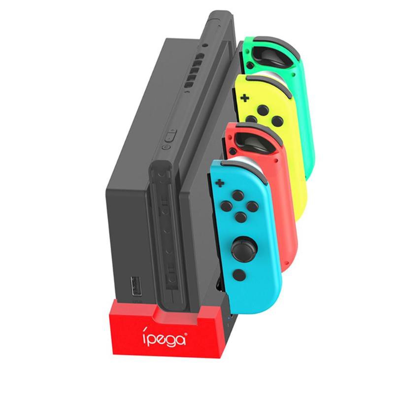 Opladen Dock 4 Slots Console Gamepads Charger Station Stand Base Voor Nintendo Switch Joycon Controller