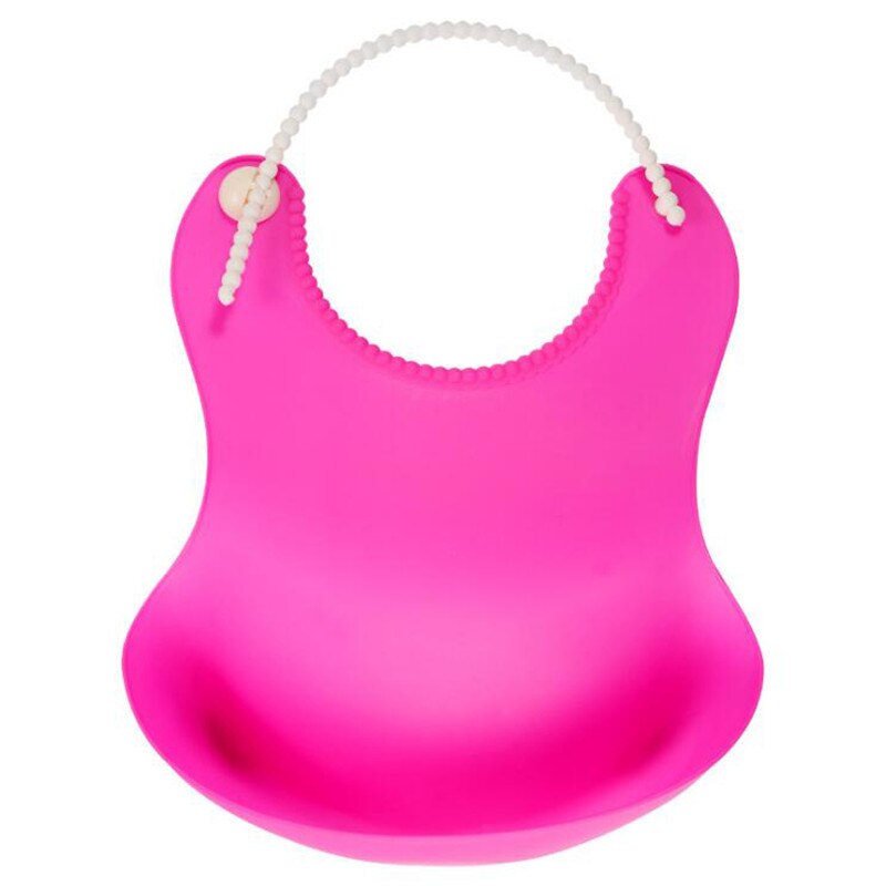 Beste Baby Lätzchen Wasserdichte TPE Fütterung Baby Speichel Handtuch Neugeborenen Cartoon Wasserdichte Schürzen Baby Lätzchen: pink
