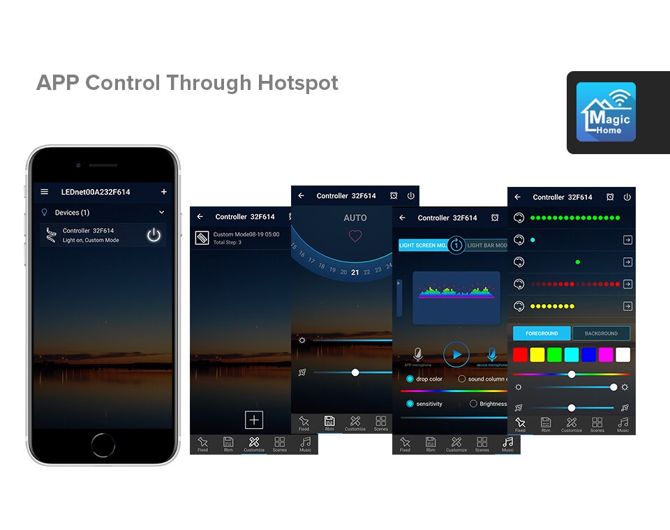 WS2811 WS2812B Led Strip Licht Controller Wifi Spi Voice 28Key Rf Led Controller Voor WS2815 WS2811 WS2812B Pixel Strip DC5-24V