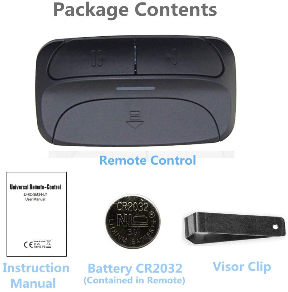 Afstandsbediening Voor Poort Universele Garagedeur Afstandsbediening Compatibel Voor Lineaire Poort Deuropener 300-390Mhz