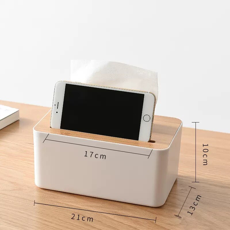 Plastic Tissue Box Removable Cover Napkin Holder Storage Organizer Tissue Holder Case Home Decoration: TYPE 5