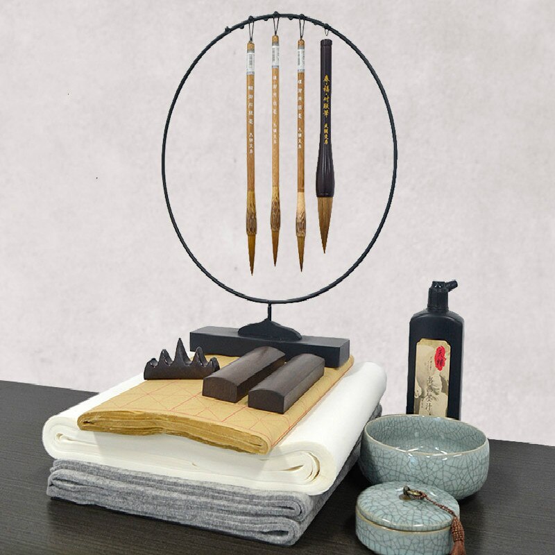 Calligraphy Brushes Pen Sets Multiple Hairs Calligraphy Brush Traditional Caligrafia Chinese Painting Brush Pen Craft Supplies