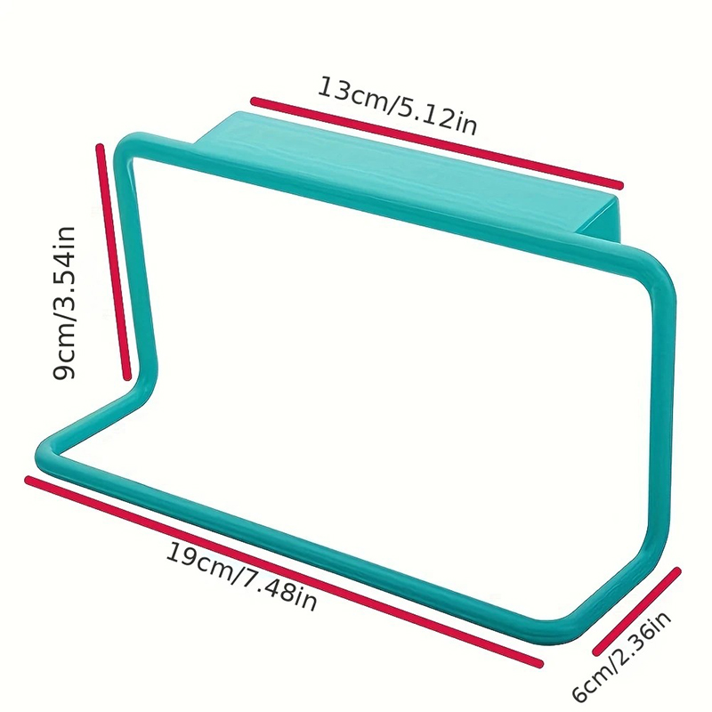 Kitchen Supplies Facilities Towel Rack Seamless Rag Hanger Towel Bar Dishwashing Towel Multi-Purpose Cupboard Storage Rack