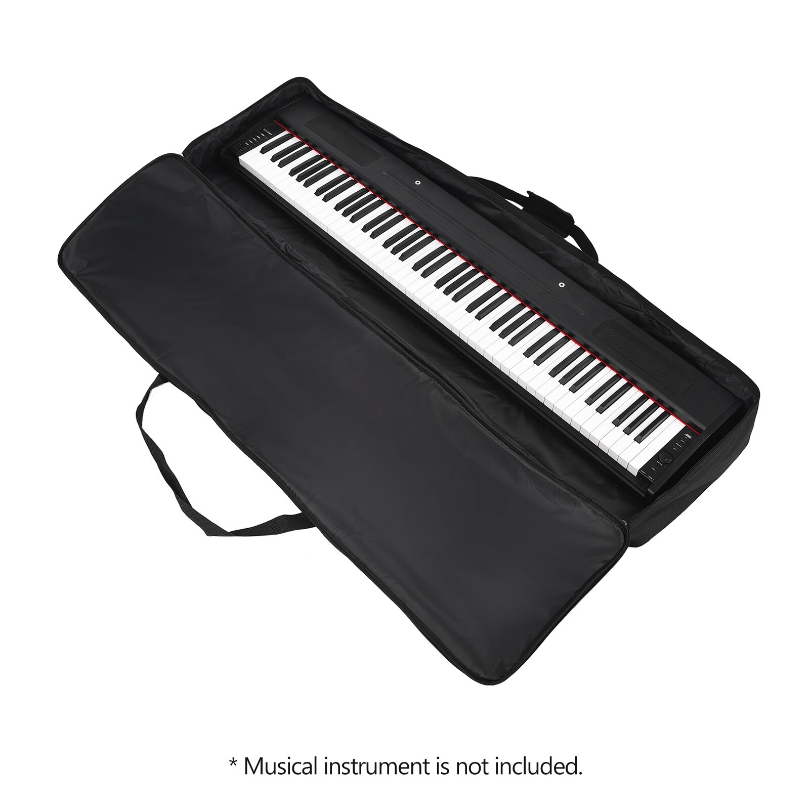 Sac de transport pour clavier à 88 touches, étui rembourré pour Piano électrique, sac à , fermeture à glissière avec poignée supérieure, couleur aléatoire,