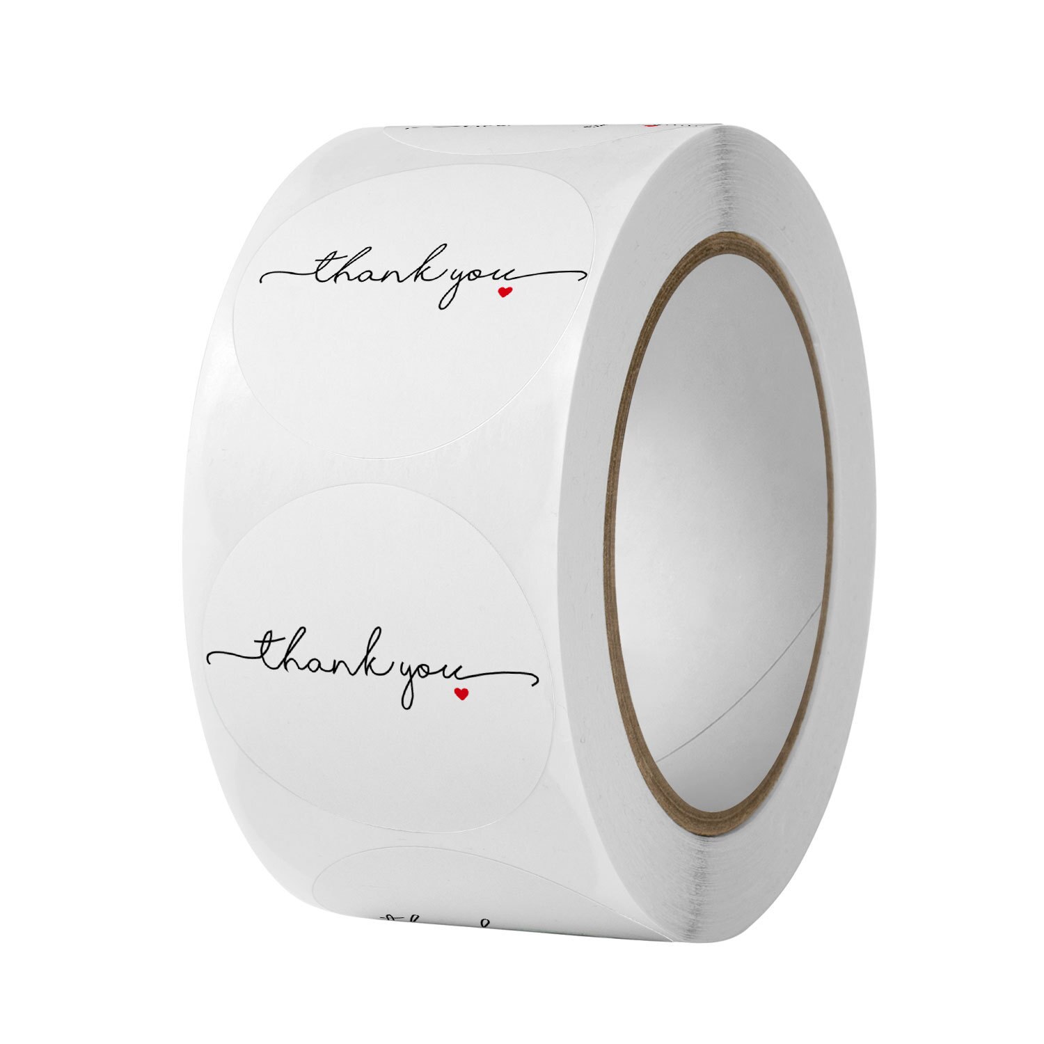 50-500Pcs Round 25mm Copperplate Paper Stickers Scrapbook Packaging Stationery Envelope Seal Label For Thank You Sticker 25