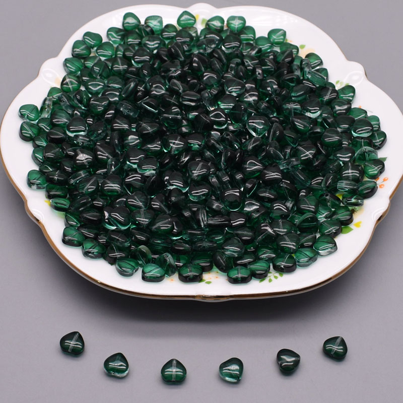 8mm 30/60 kristallen glazen kralen in de vorm van een hartje voor het maken van sieraden, doe-het-zelf kettingen, handgemaakte knutselwerkjes, tsjechische glazen losse tussenkralen