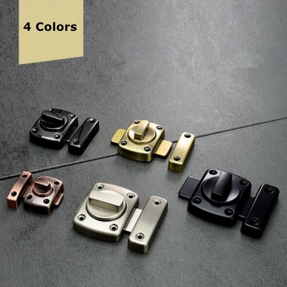 Universal Door Latch Gate Latch Security Sliding Door Lock Door Bolt Zinc Alloy With Screws Lock Pull Cabinet Latch ZXY9883