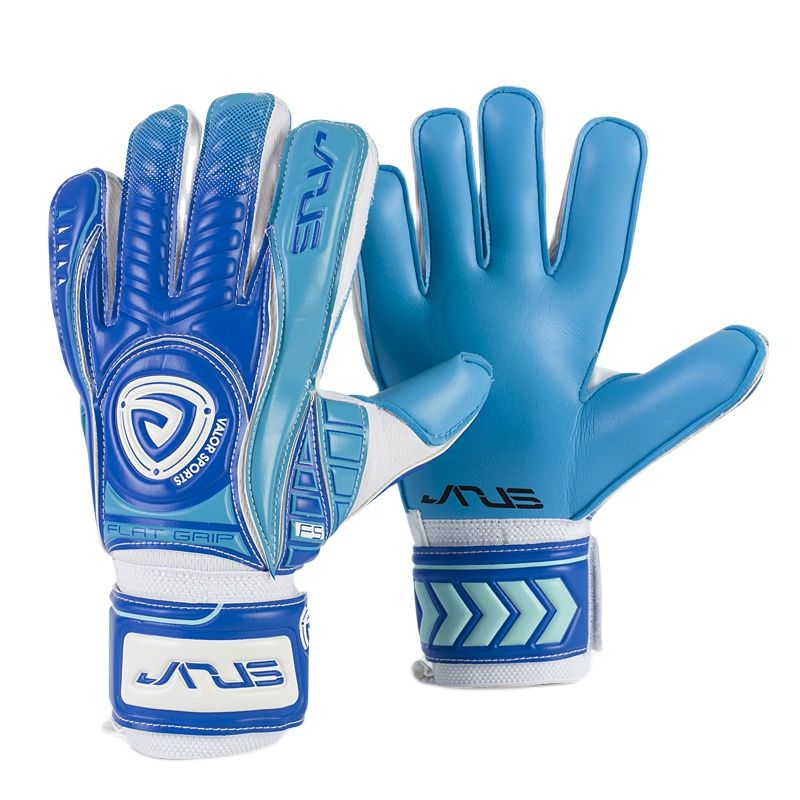 JANUS Soccer Goalkeeper Gloves With Finger Protection Thickened 4mm Latex Football Goalie Gloves Goal keeper Gloves