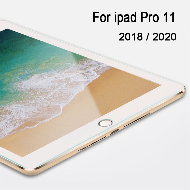 Tempered Glass For ipad 7th 8th 10.2 Air 4 3 2 1 Screen Protector For ipad mini 2 3 4 5 pro 11 10.5 Full Cover: For ipad Pro 11